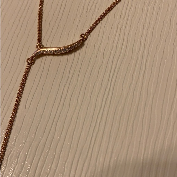Kendra Scott rose gold jace lariat y necklace - Picture 3 of 4
